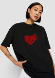 Just Because Heart short sleeved t-shirt
