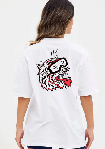 "Hangover" white short sleeved t-shirt