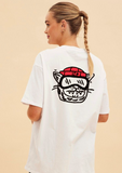 "Hangover" white short sleeved t-shirt