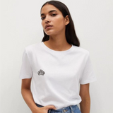 "Hangover" white short sleeved t-shirt