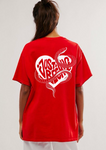 "NAGOYA" Red short sleeve t-shirt