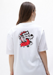 "Hangover" white short sleeved t-shirt