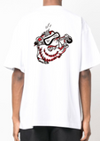 "Hangover" white short sleeved t-shirt