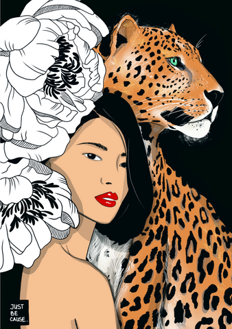 "Fierce" Art Print