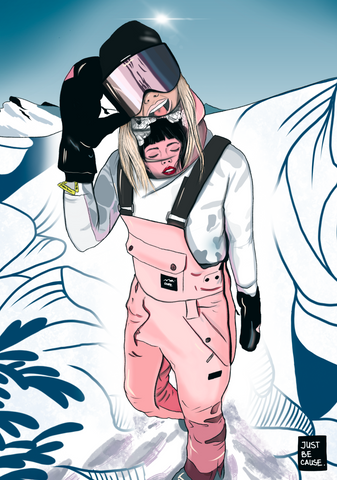 "Winter fun" Art Print