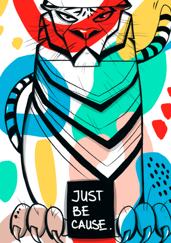 "Tiger" Art Print
