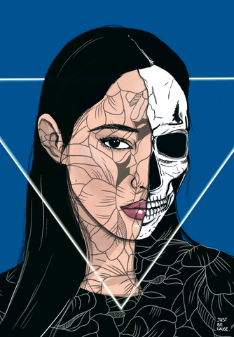 "Half Alive-Half Dead" Art Print